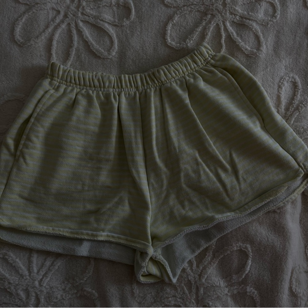 Striped yellow Shorts